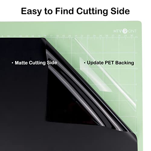 HTVRONT Black Permanent Vinyl - 12" x 14 FT Permanent Adhesive Matte Black Vinyl Roll Compatible with Cricut Cutting Machine, Silhouette, Cameo Cutters, Signs, Scrapbooking, Craft, Die Cutters - Image 5